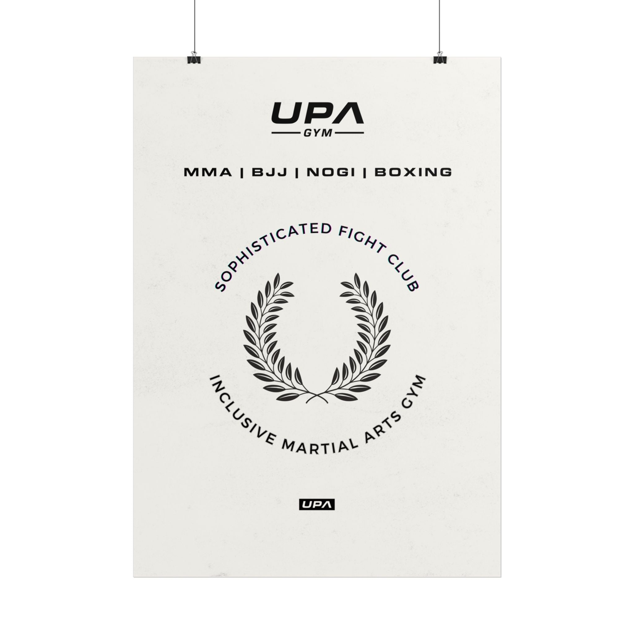 Upa Gym Poster Nr. 2 - Upa Gym x Fight Club