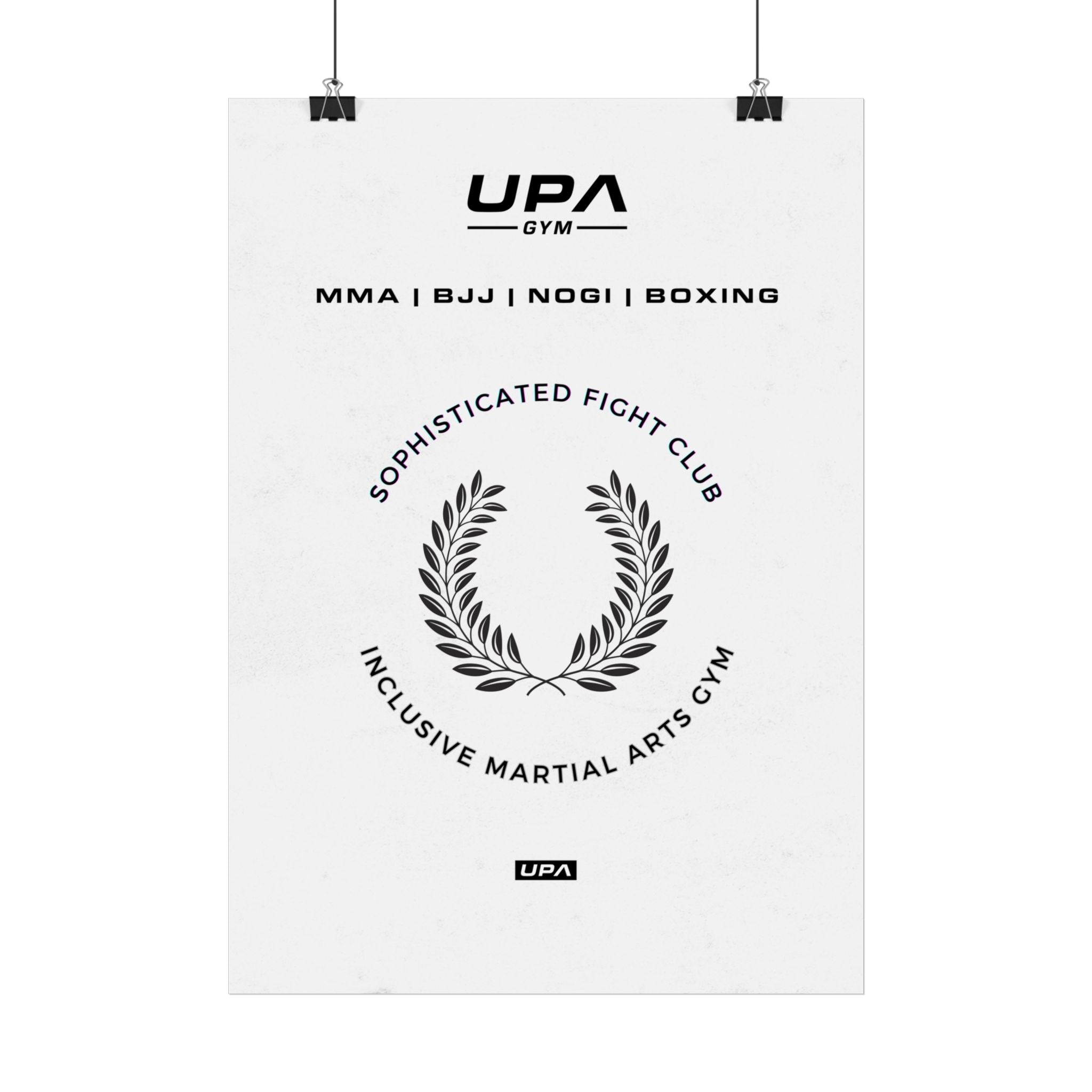 Upa Gym Poster Nr. 2 - Upa Gym x Fight Club