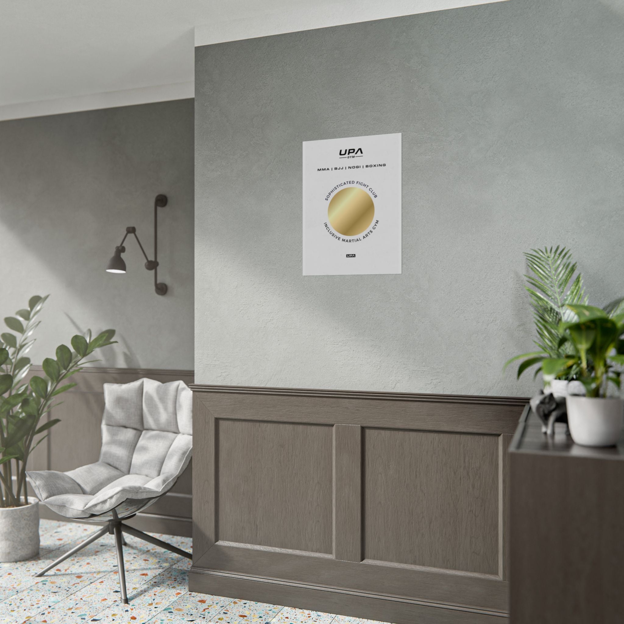 Upa Gym Poster Nr. 1 - Upa Gym x Fight Club