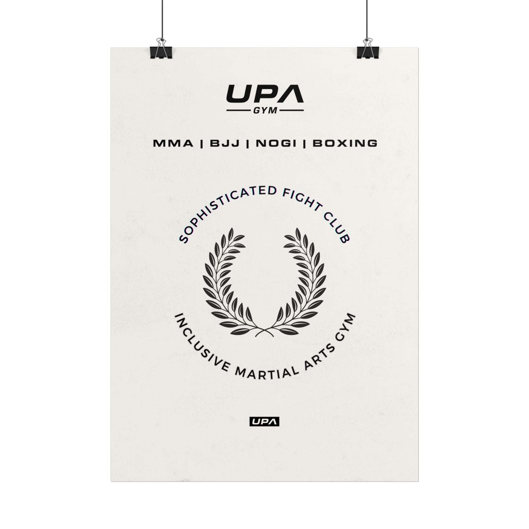 Upa Gym Poster Nr. 2 - Upa Gym x Fight Club