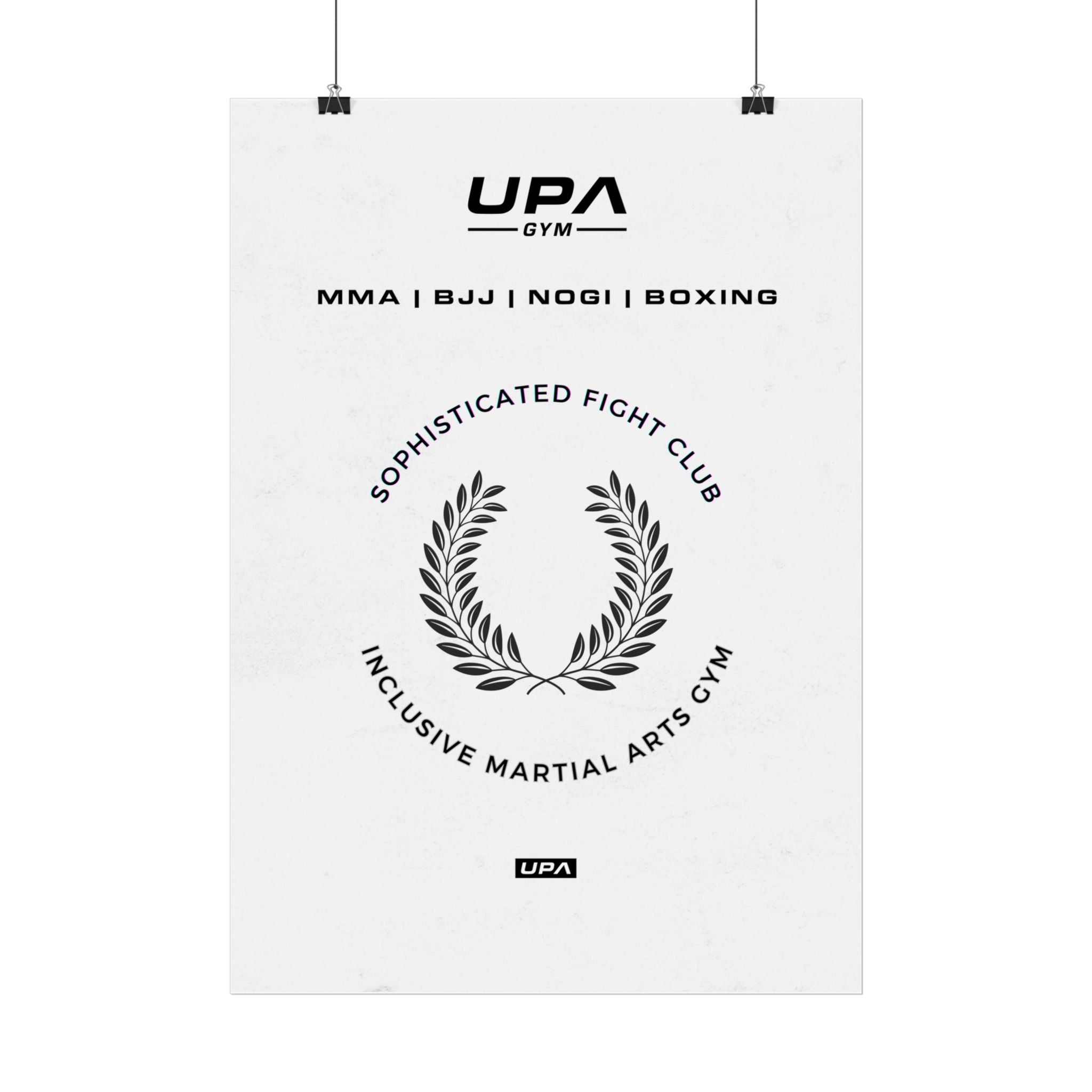 Upa Gym Poster Nr. 2 - Upa Gym x Fight Club