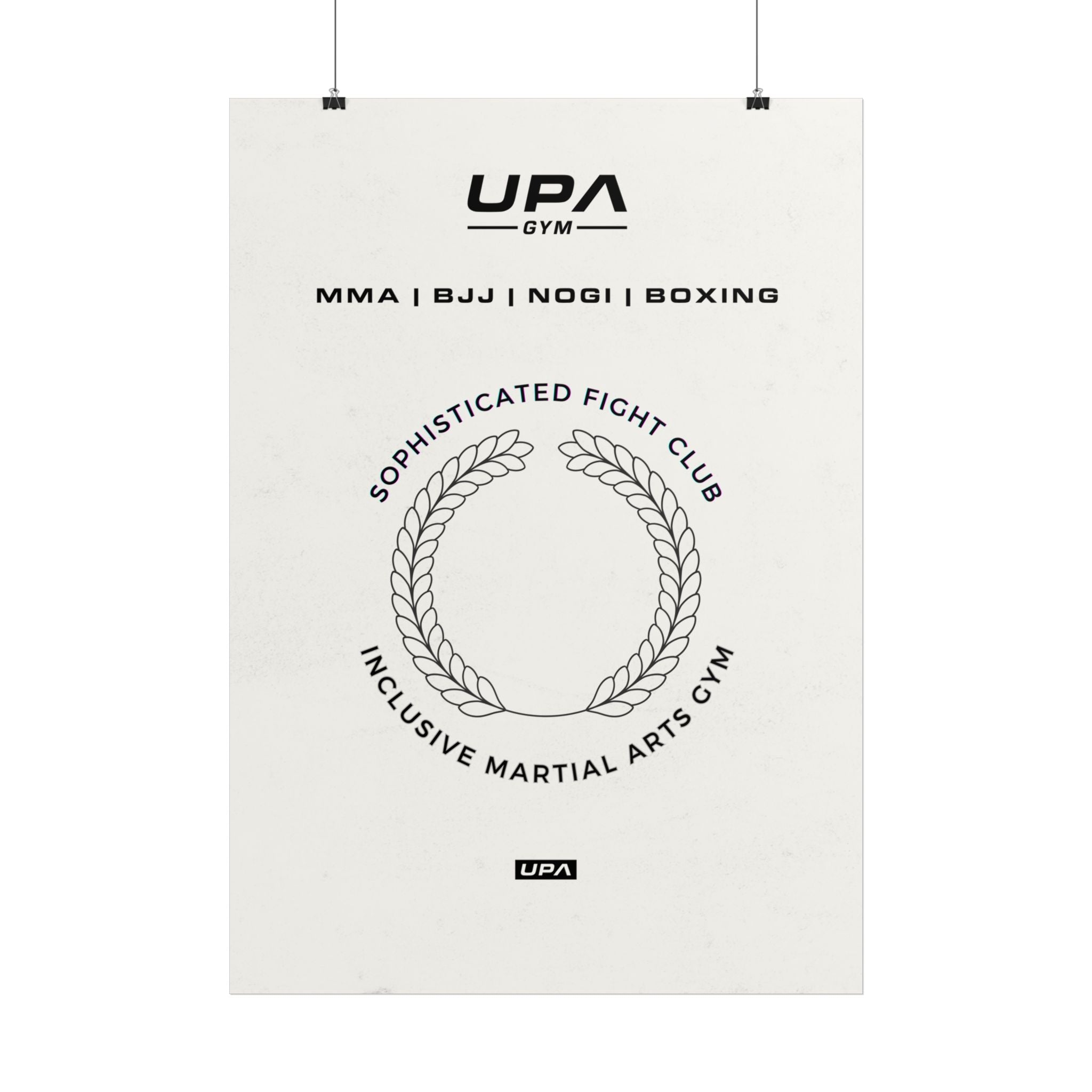 Upa Gym Poster Nr. 3 - Upa Gym x Fight Club