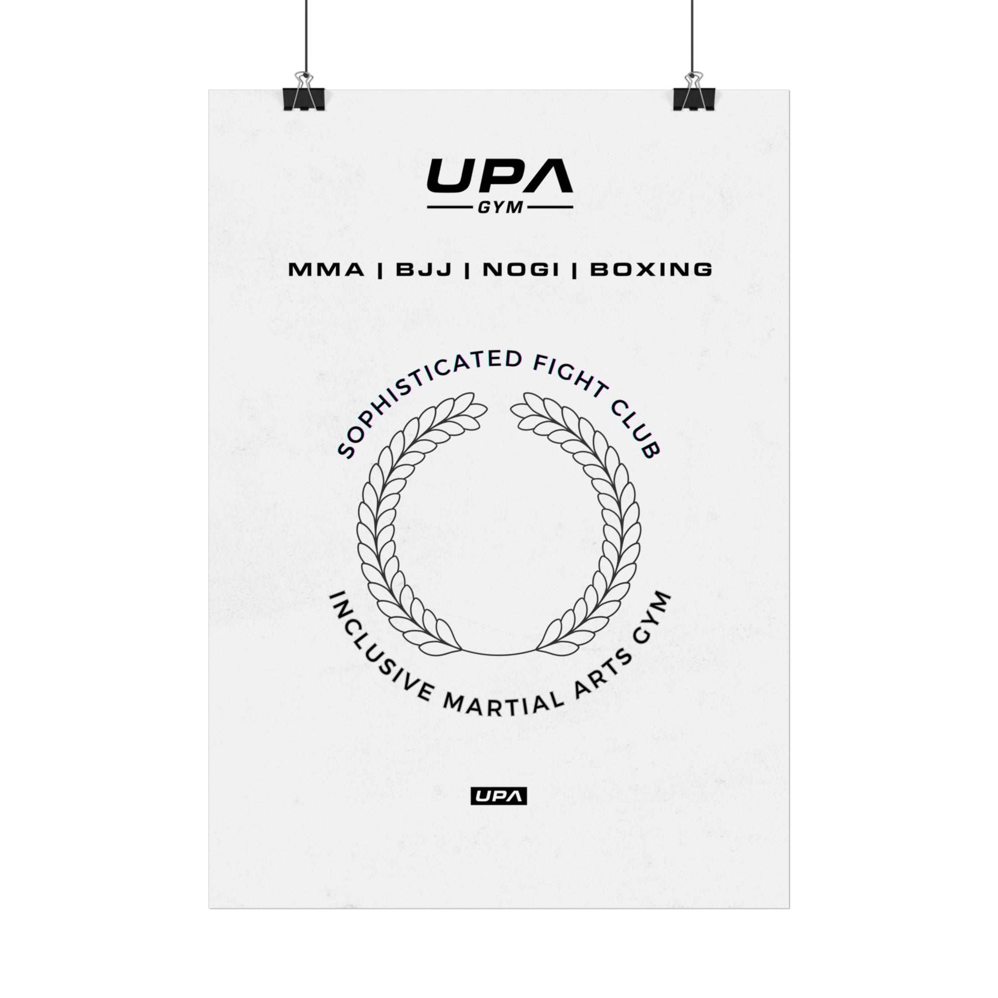 Upa Gym Poster Nr. 3 - Upa Gym x Fight Club