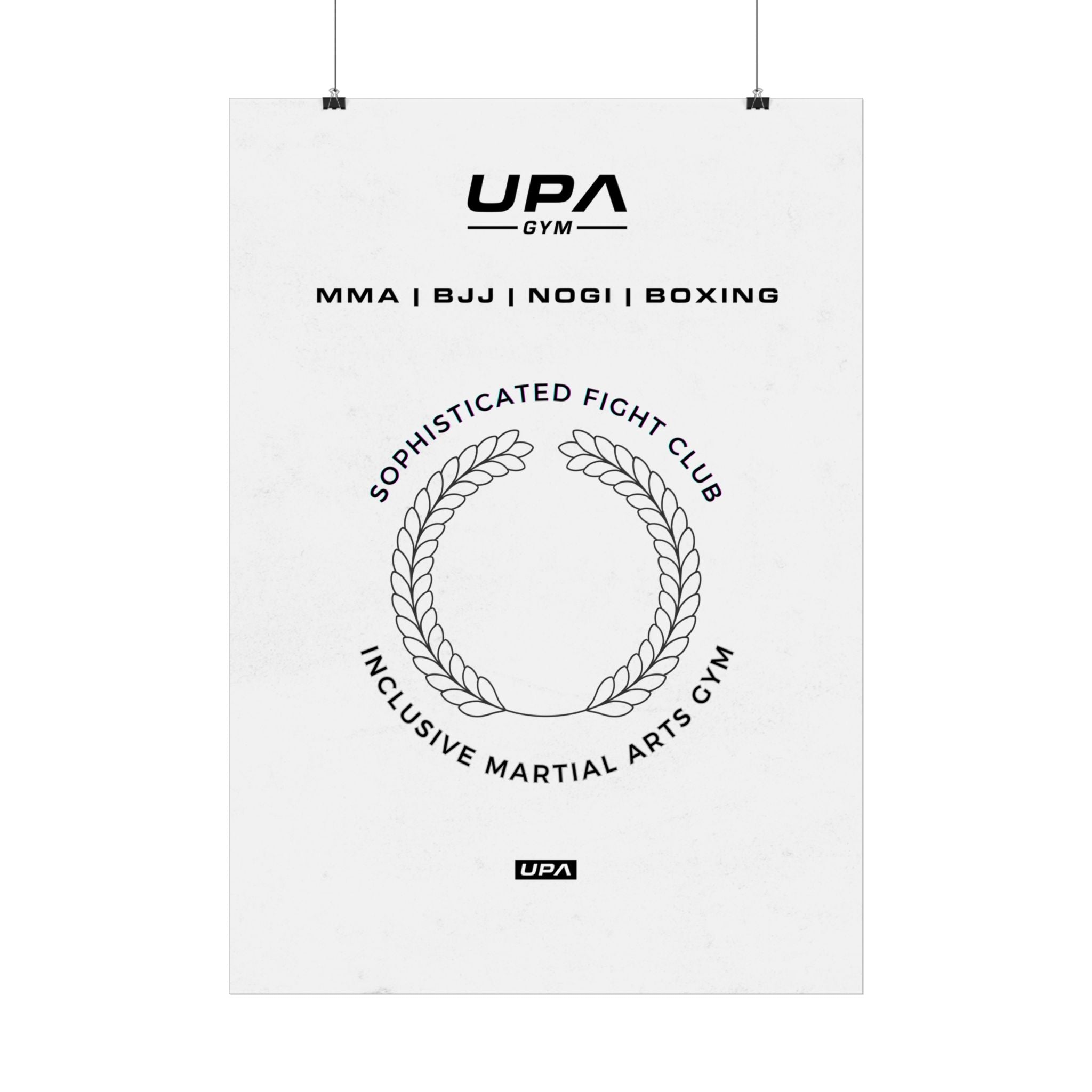 Upa Gym Poster Nr. 3 - Upa Gym x Fight Club