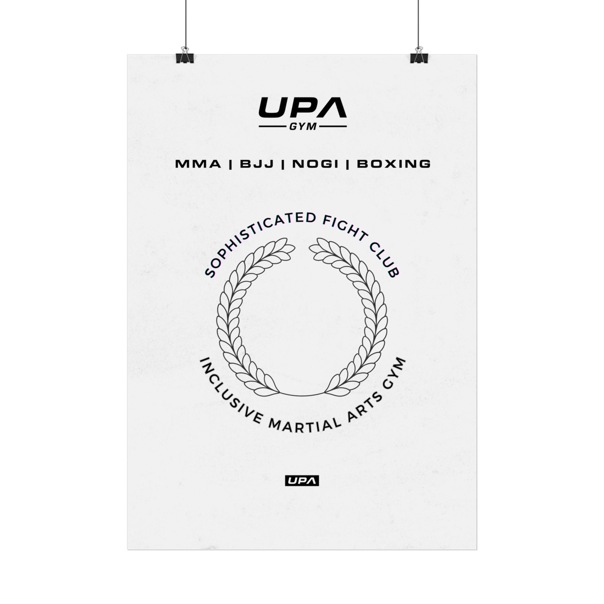 Upa Gym Poster Nr. 3 - Upa Gym x Fight Club