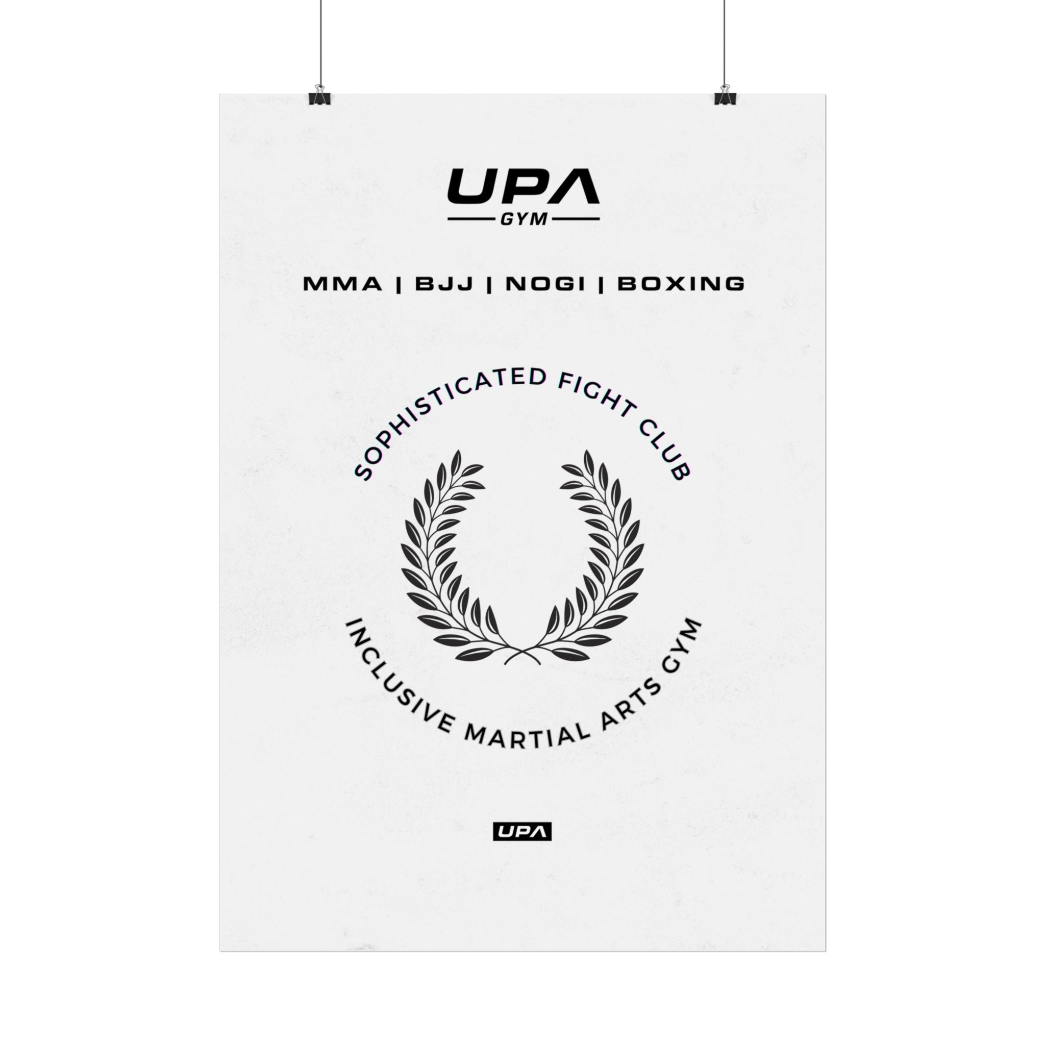 Upa Gym Poster Nr. 2 - Upa Gym x Fight Club